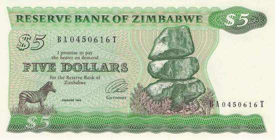 5 Dollar 1994